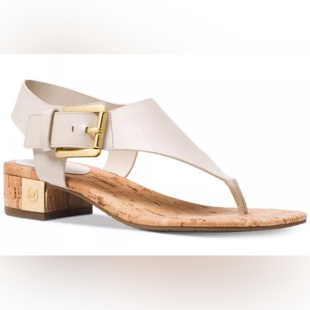 MICHAEL KORS London Thong Sandals Size 10 NEW